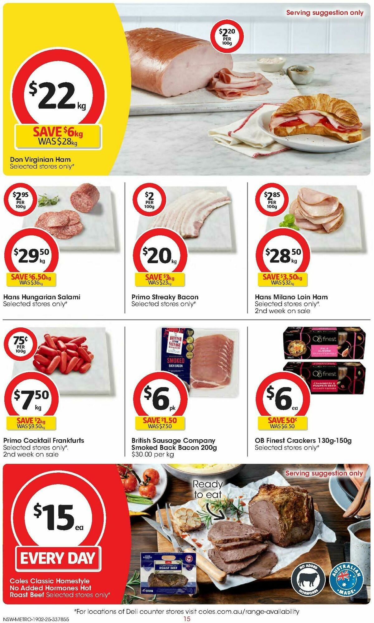 Coles Catalogues from 19 February