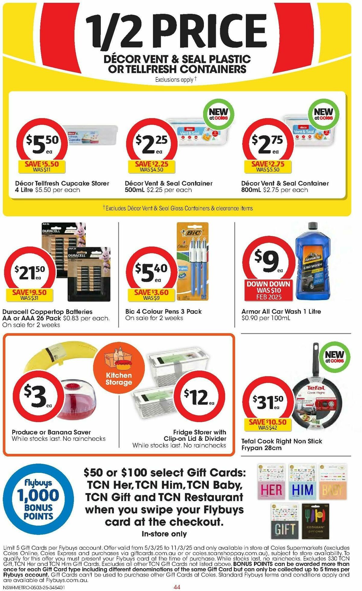 Coles Catalogues from 5 March