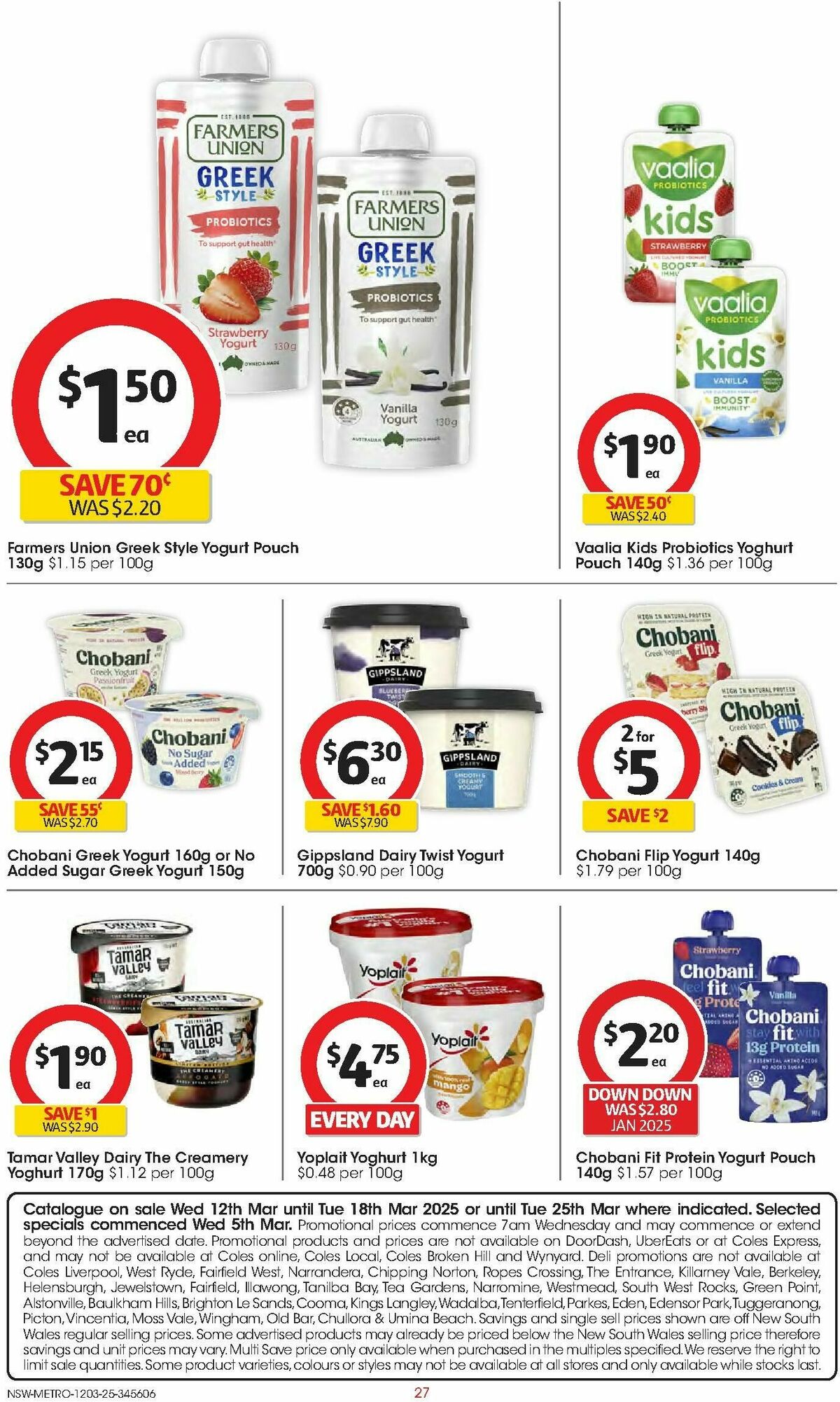 Coles Catalogues from 12 March