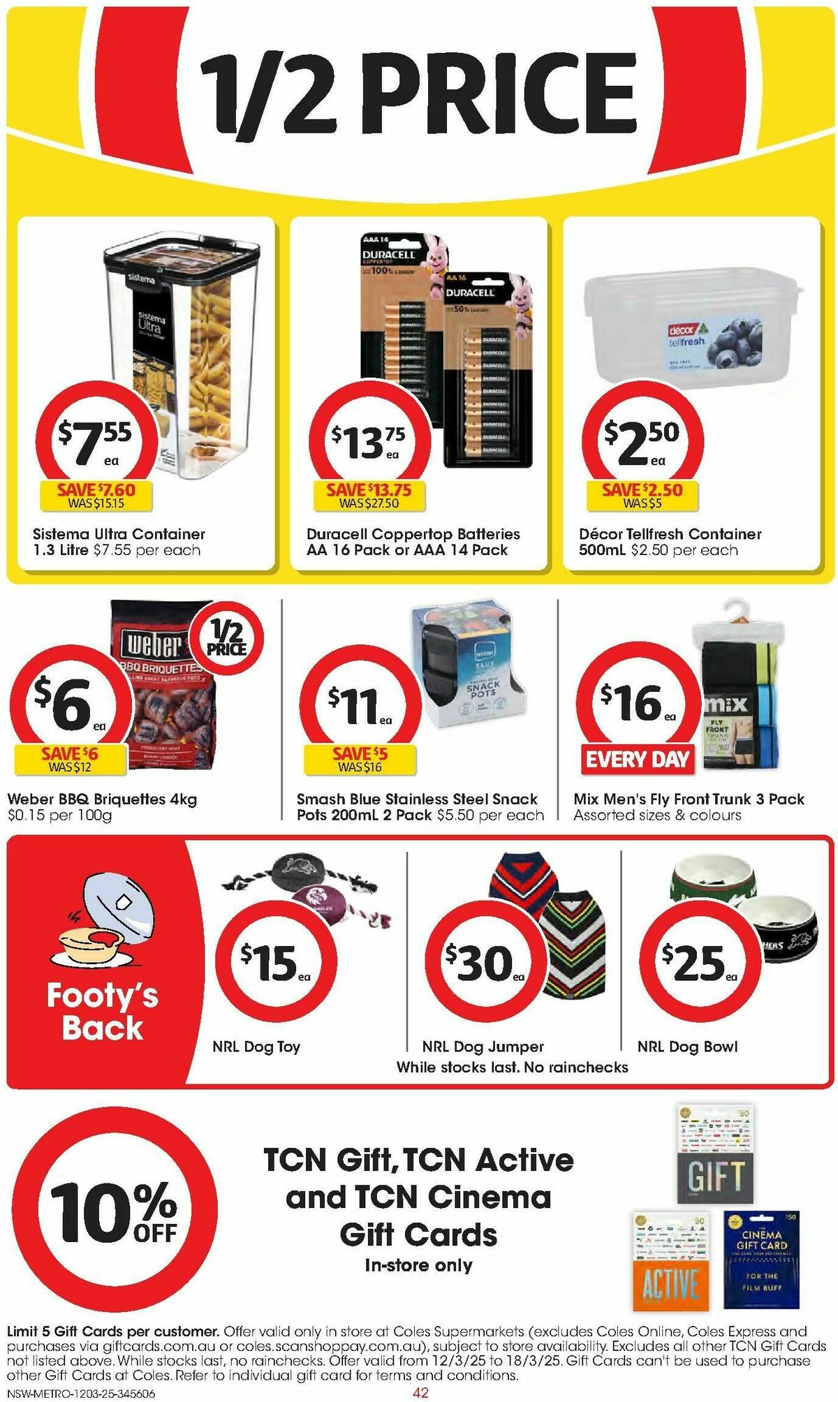 Coles Catalogues from 12 March