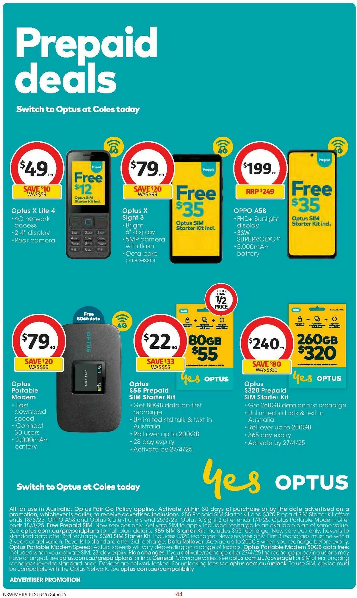 Coles Catalogues from 12 March