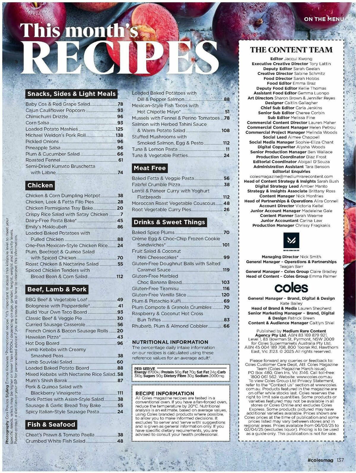 Coles Magazine March Catalogues from 10 March
