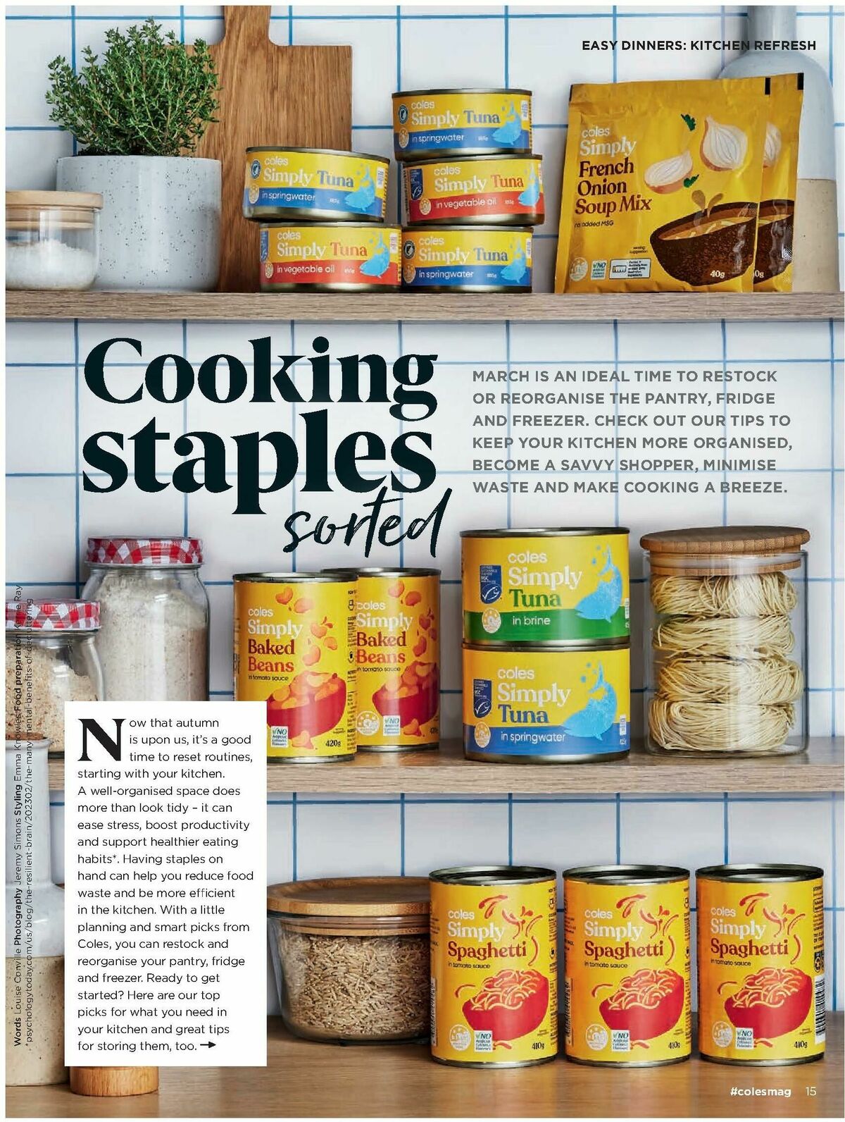 Coles Magazine March Catalogues from 10 March