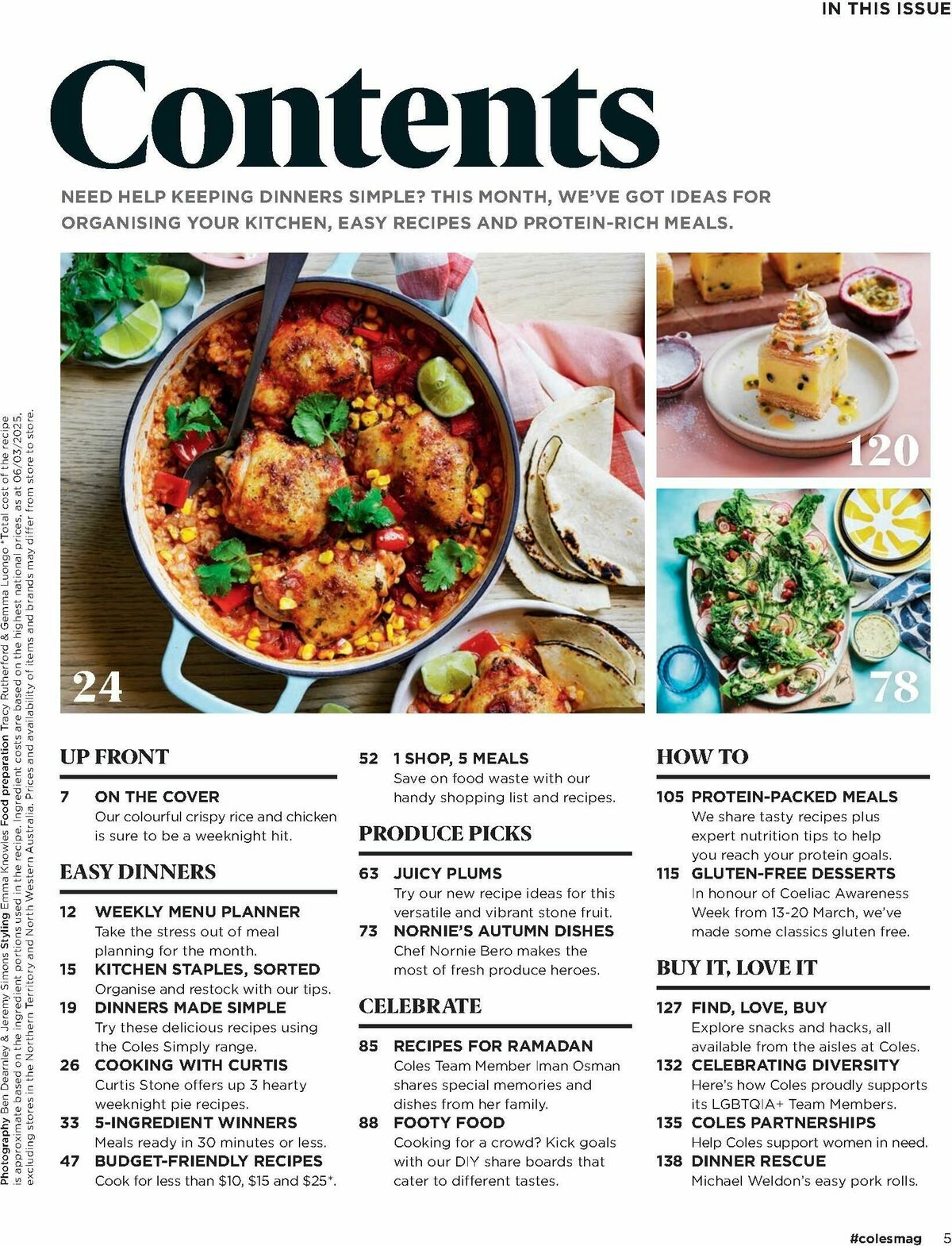 Coles Magazine March Catalogues from 10 March