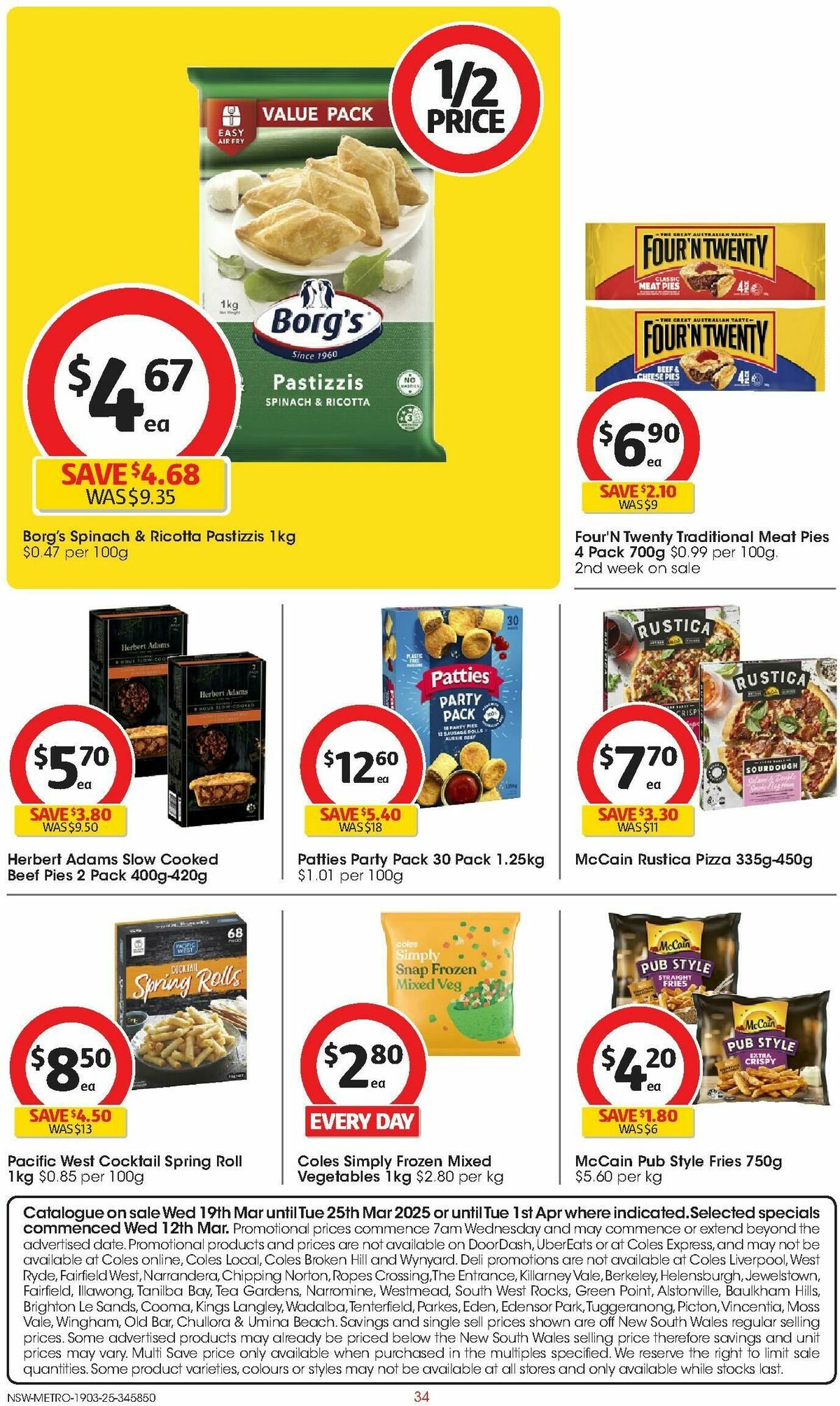 Coles Catalogues from 19 March