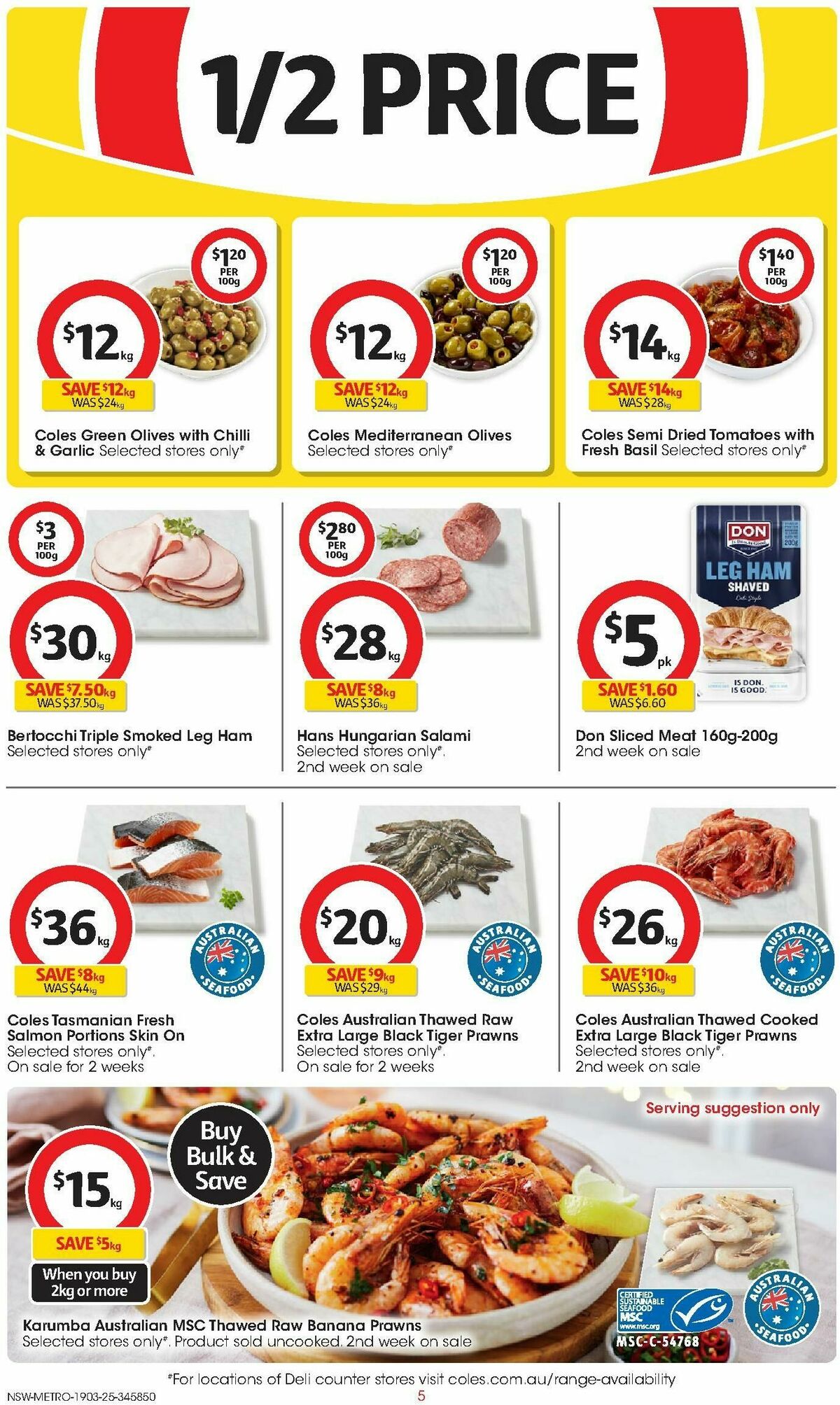 Coles Catalogues from 19 March