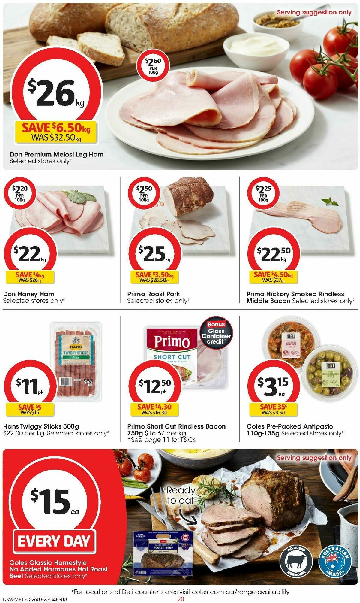 Coles Catalogues from 26 March