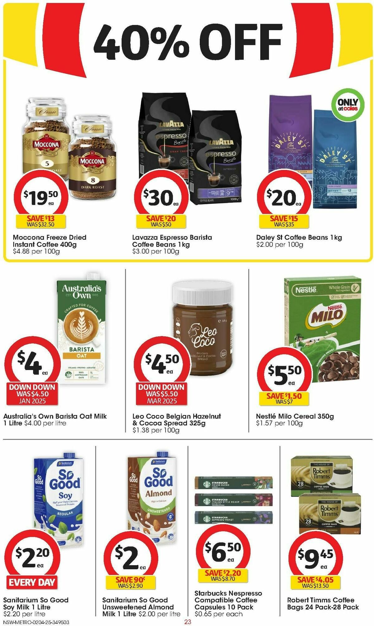 Coles Catalogues from 2 April