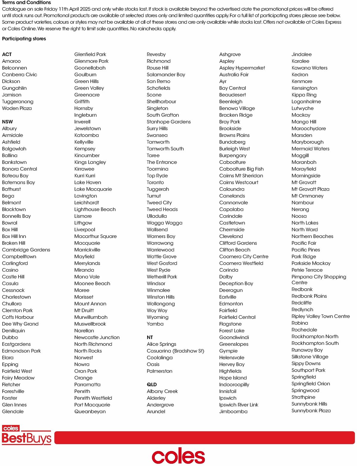 Coles Best Buys - Happy Easter Catalogues from 11 April