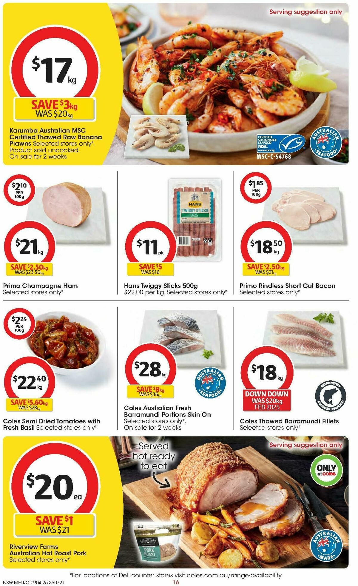 Coles Catalogues from 9 April