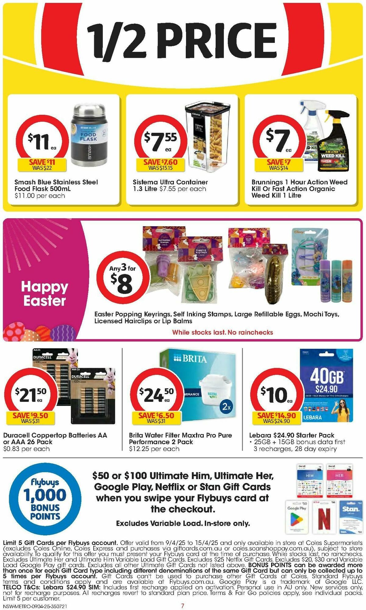 Coles Catalogues from 9 April