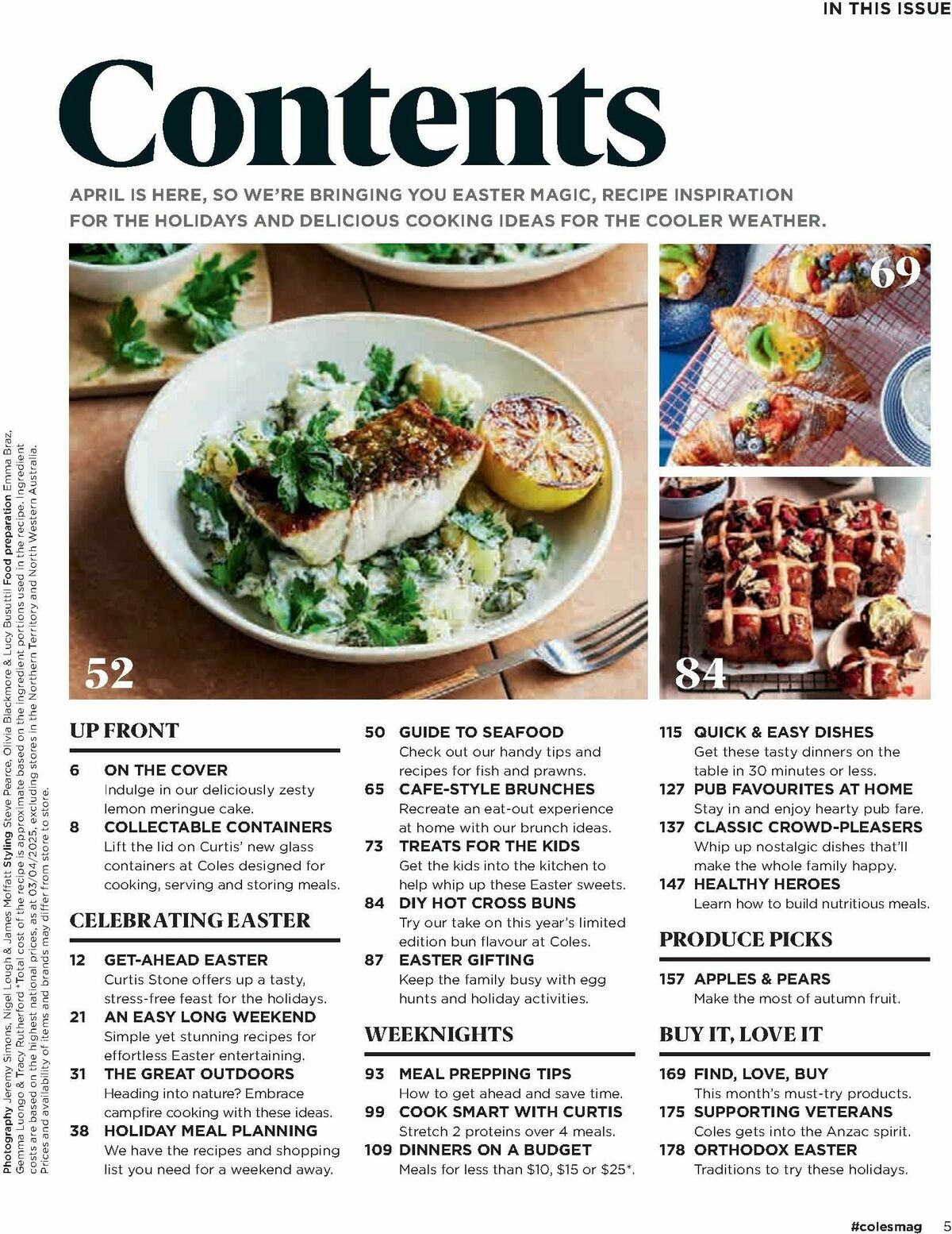 Coles Magazine April Catalogues from 1 April