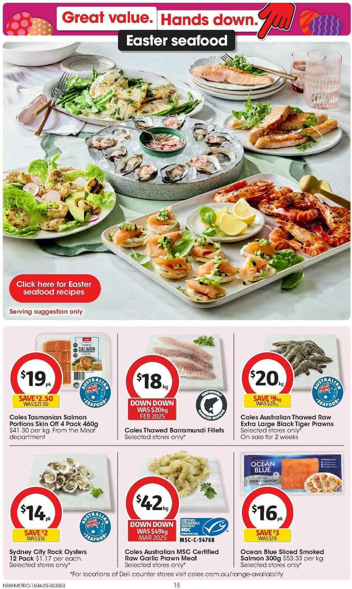 Coles Catalogues from 16 April