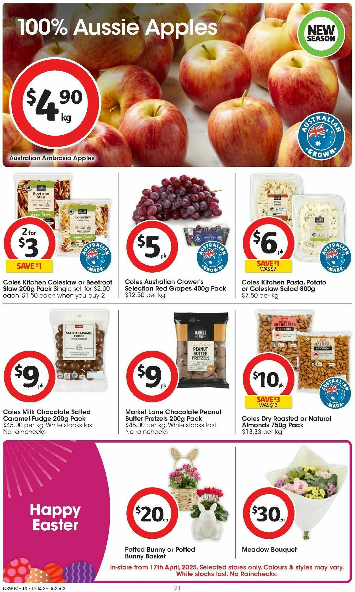 Coles Catalogues from 16 April