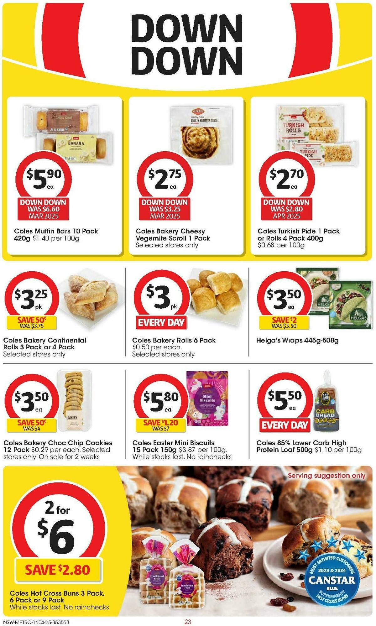 Coles Catalogues from 16 April