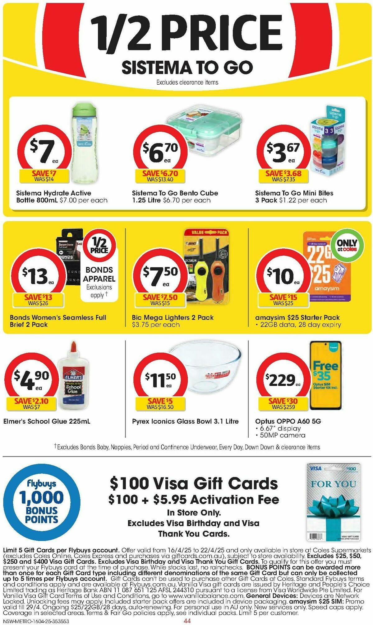 Coles Catalogues from 16 April