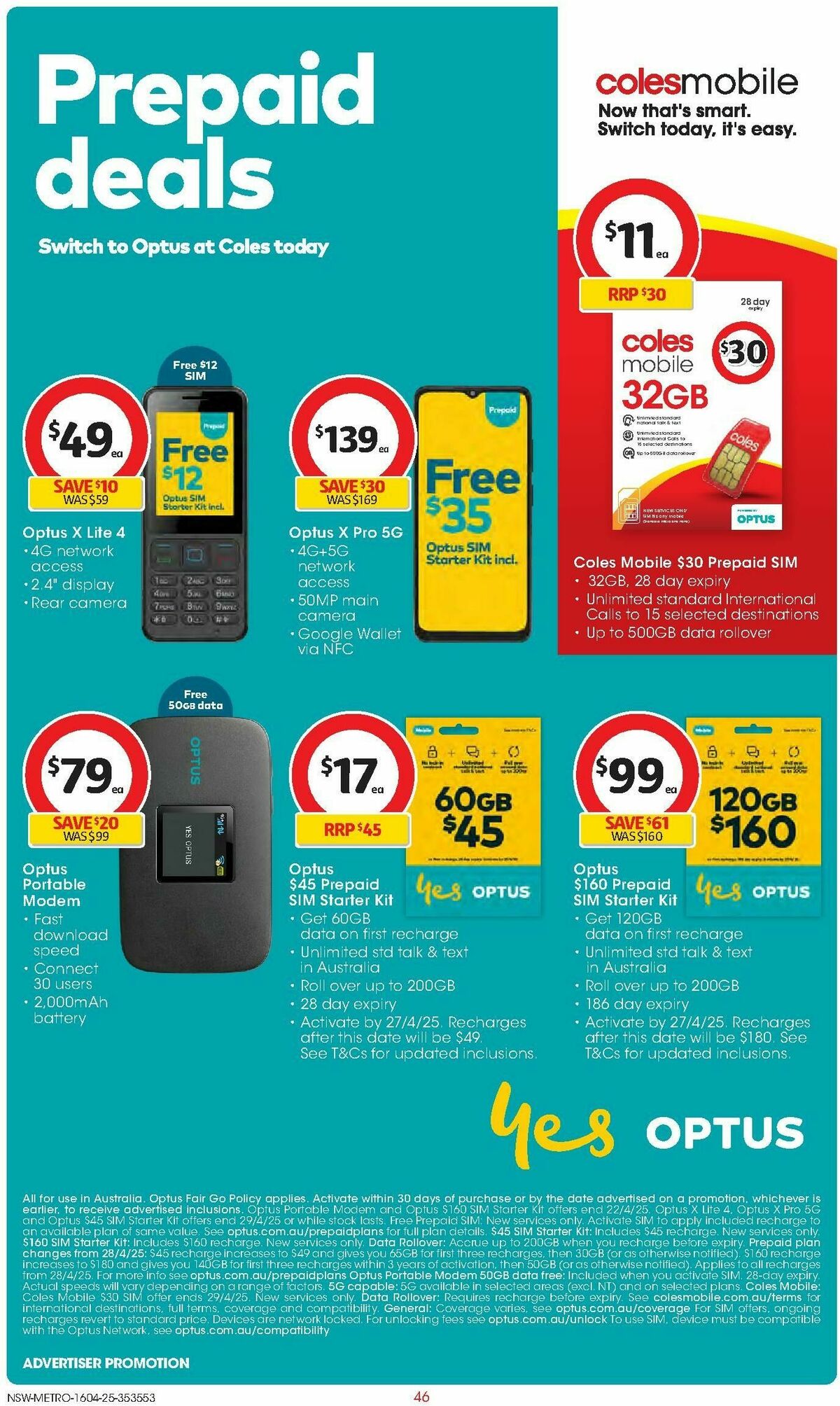 Coles Catalogues from 16 April