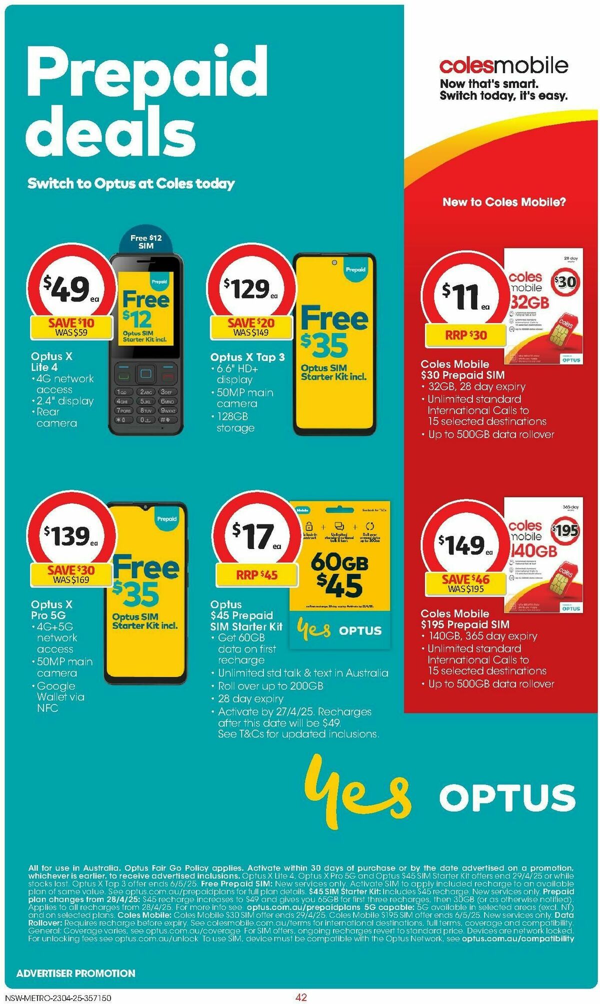 Coles Catalogues from 23 April