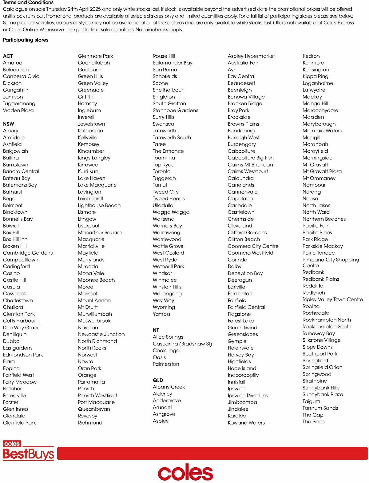 Coles Best Buys - Live Your Best Pet Life Catalogues from 24 April