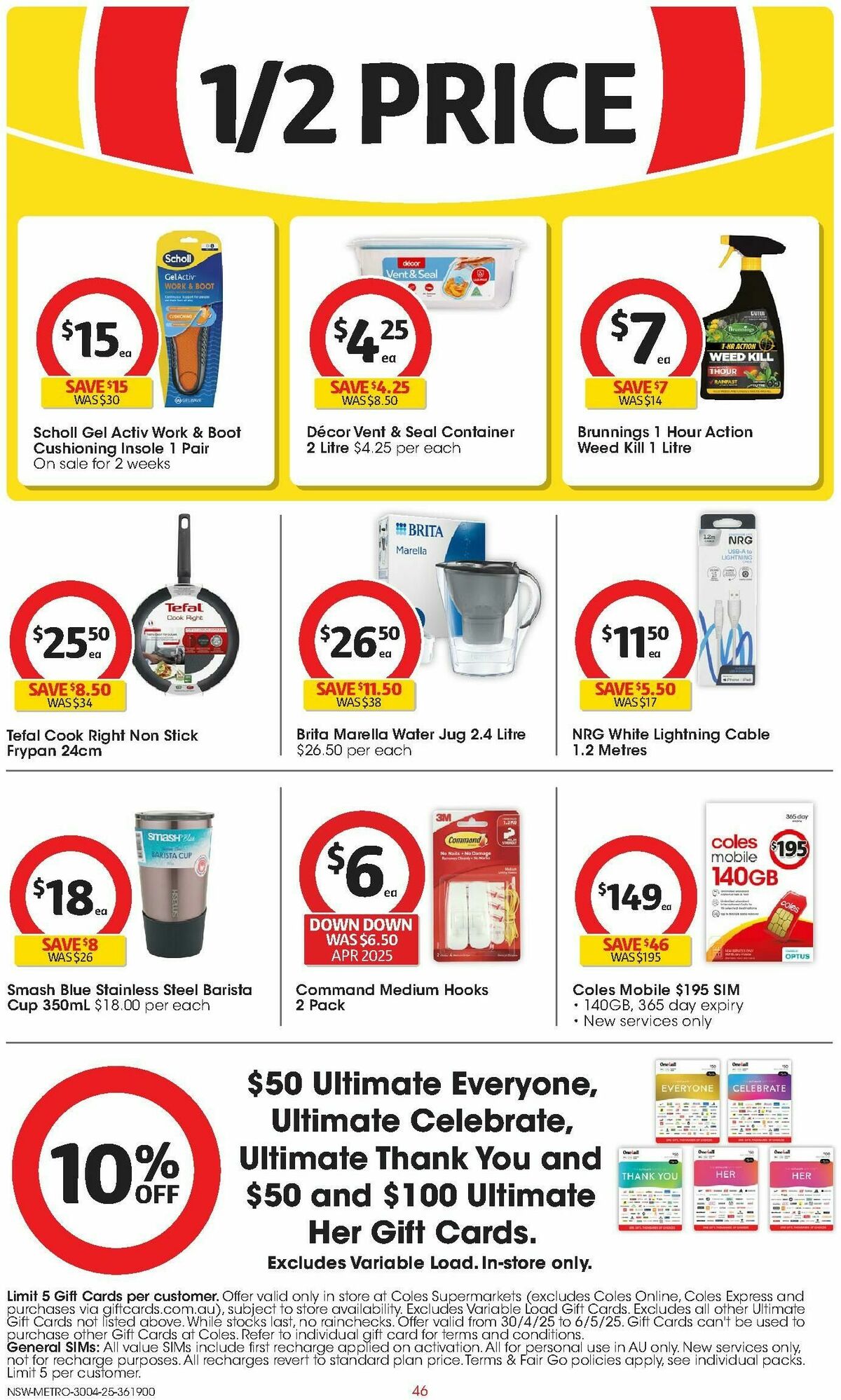Coles Catalogues from 30 April