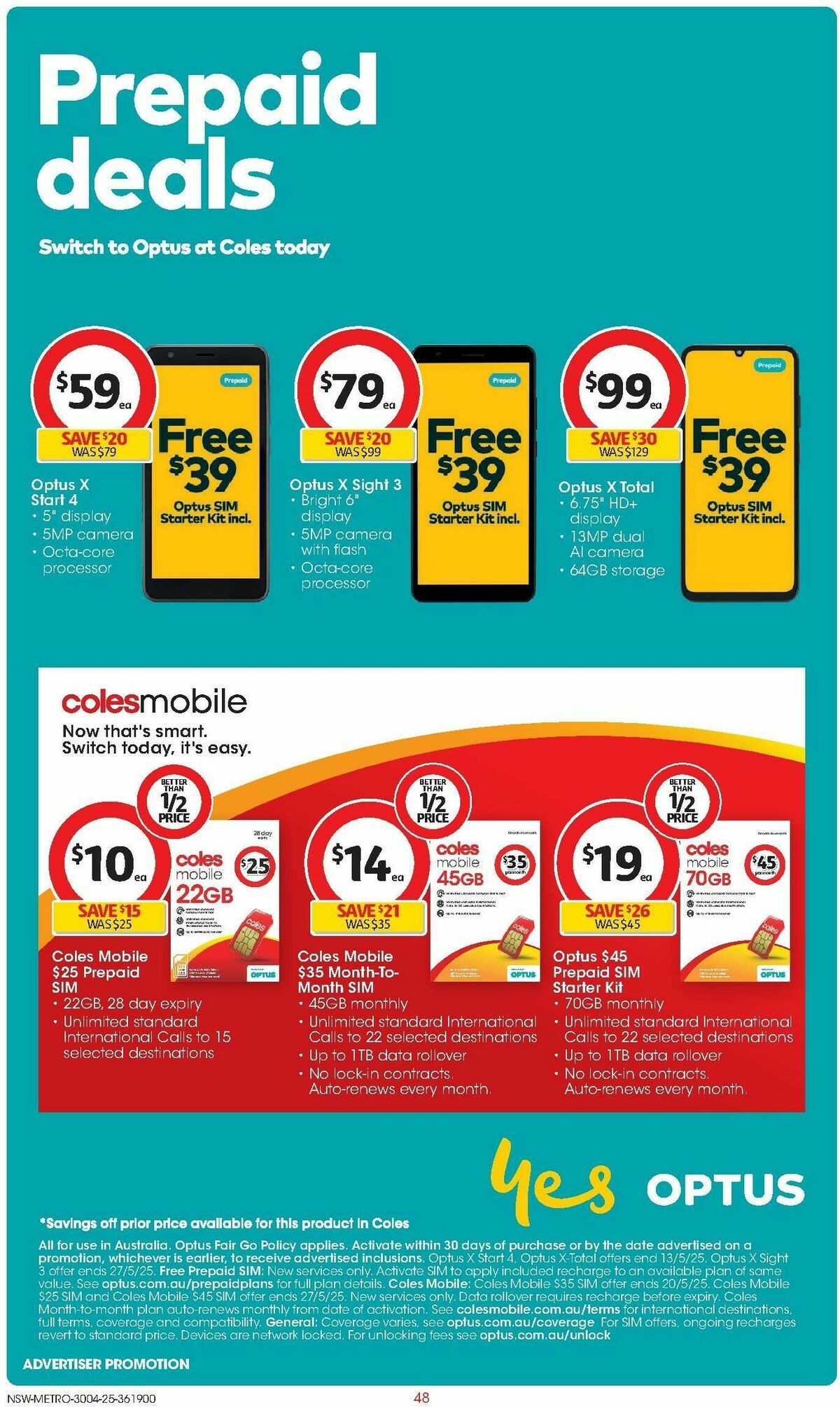 Coles Catalogues from 30 April
