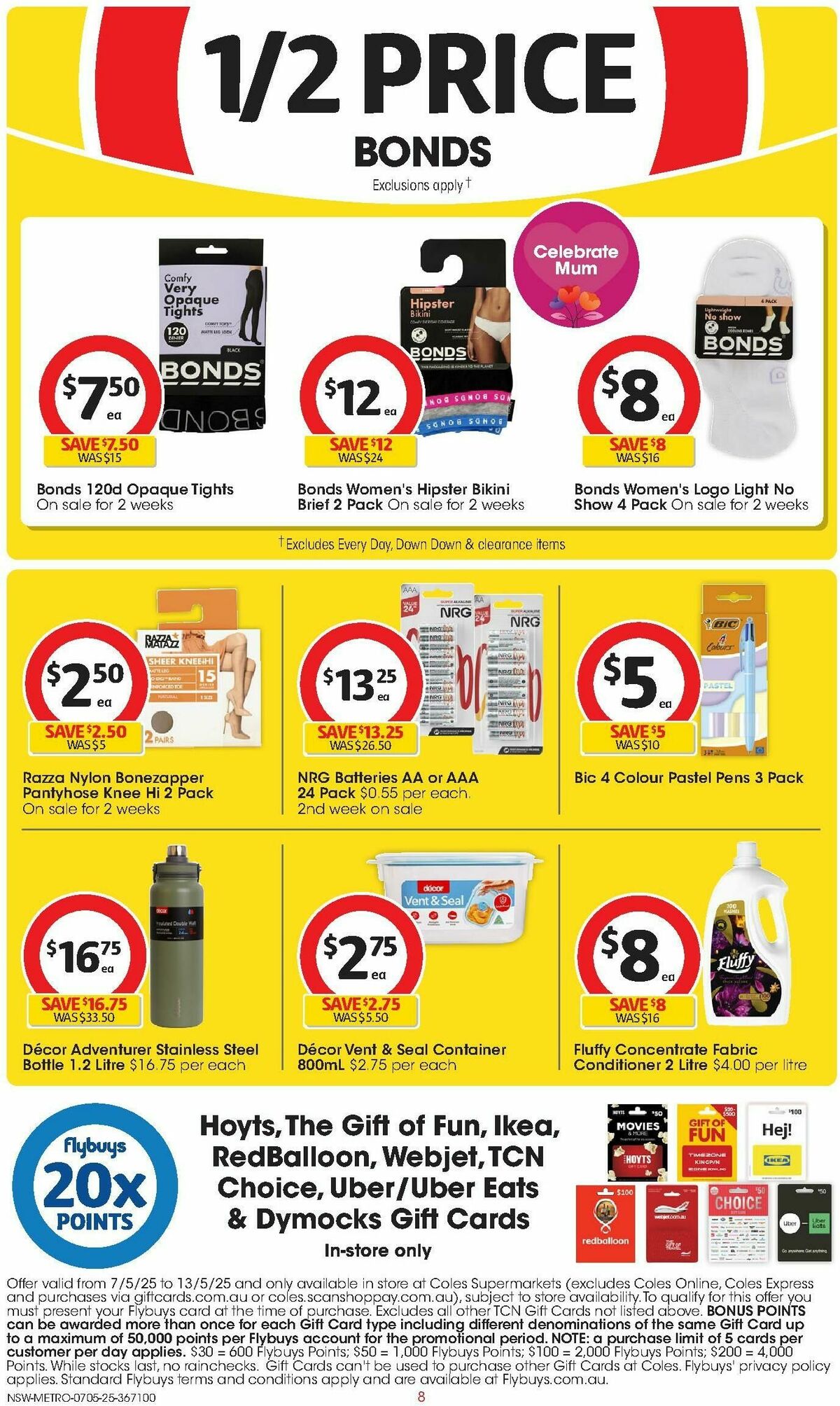 Coles Catalogues from 7 May