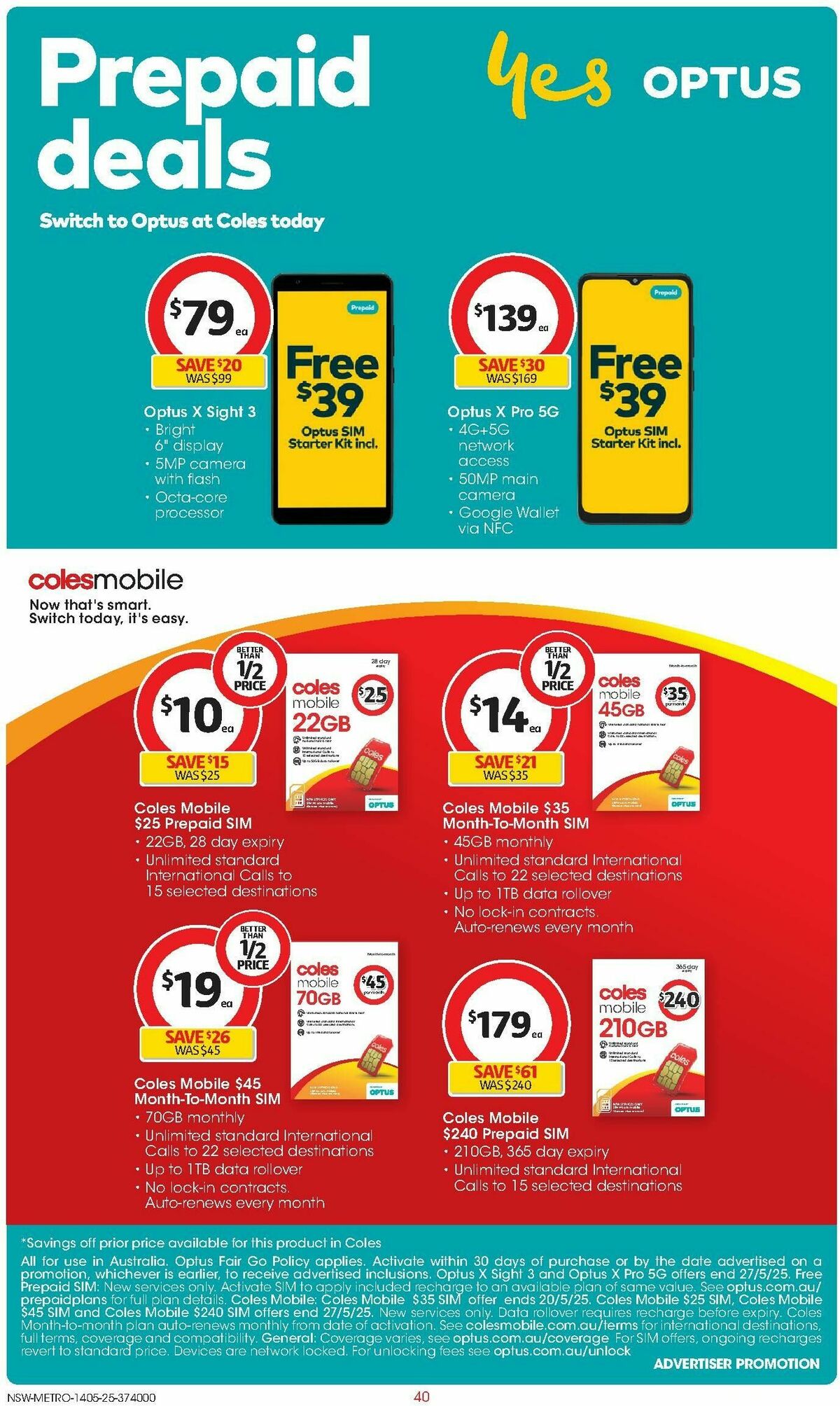 Coles Catalogues from 14 May