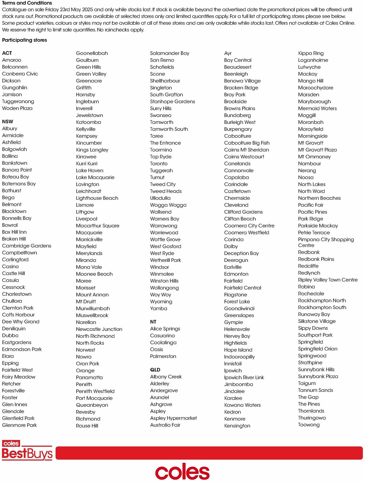 Coles Best Buys - Live Your Best Laundry Life Catalogues from 23 May