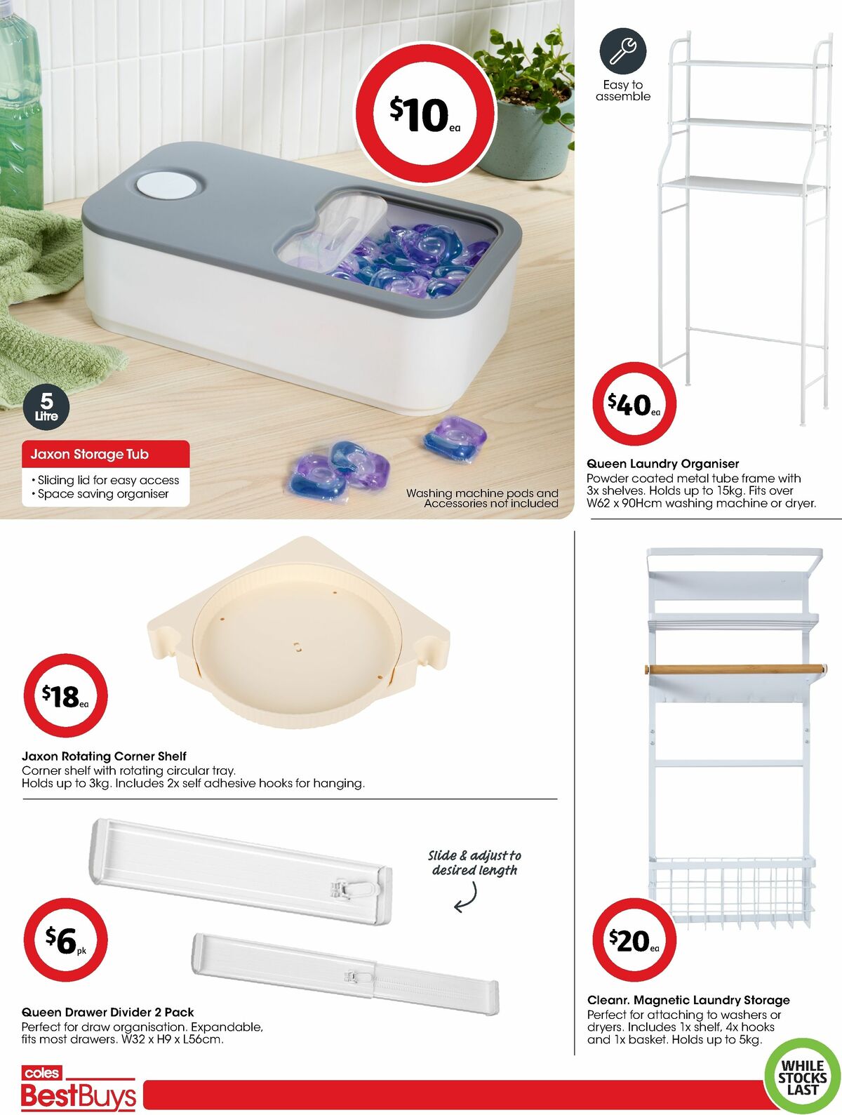 Coles Best Buys - Live Your Best Laundry Life Catalogues from 23 May