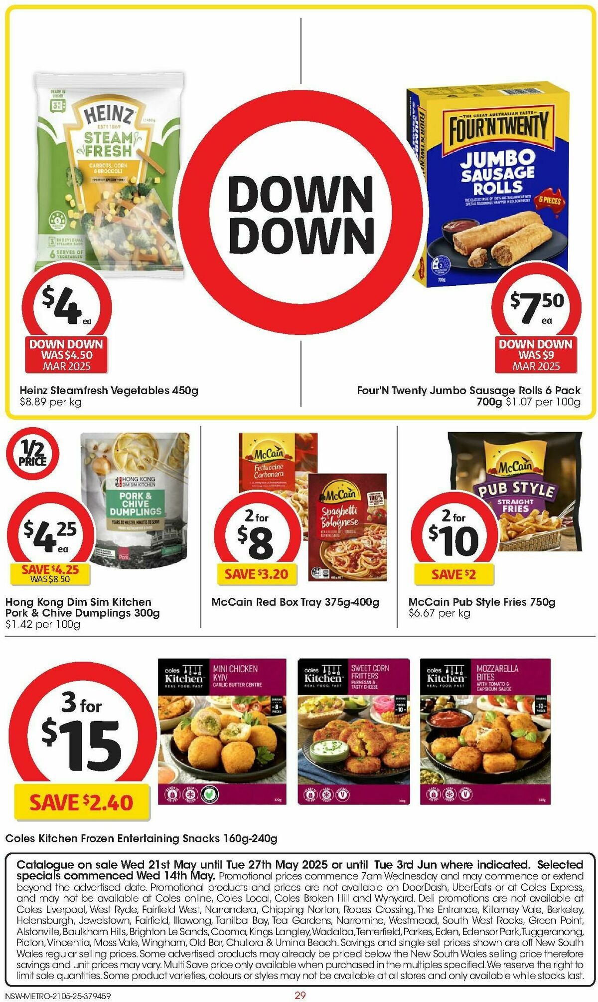 Coles Catalogues from 21 May