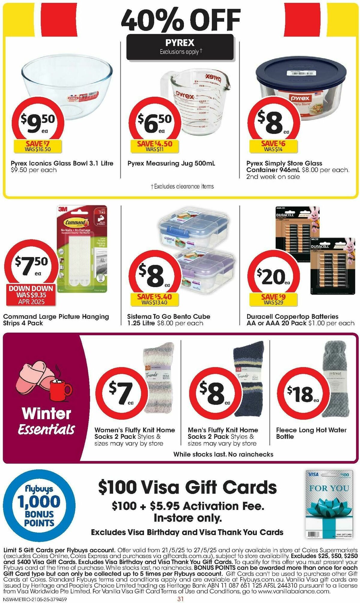 Coles Catalogues from 21 May