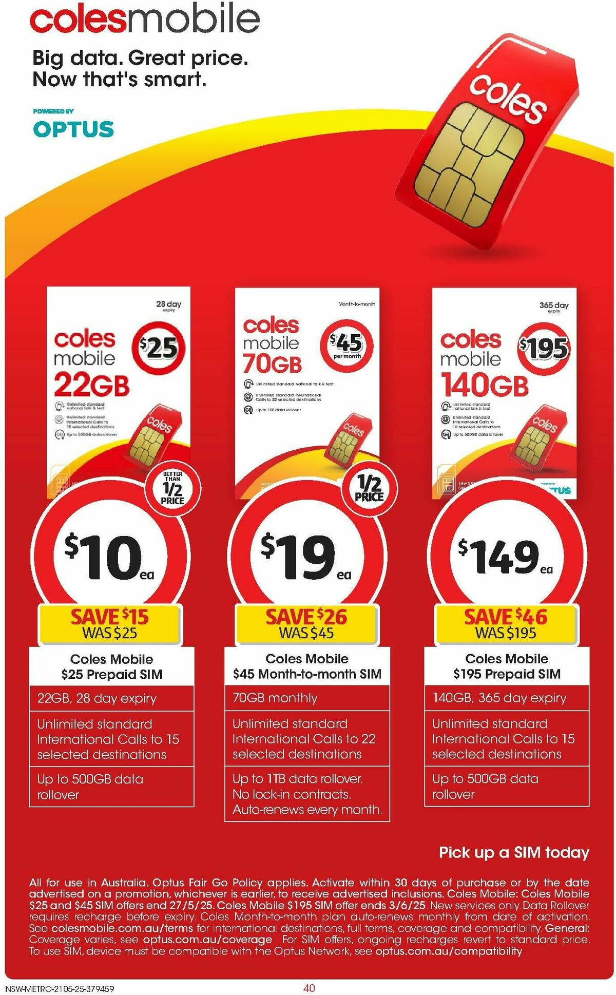 Coles Catalogues from 21 May