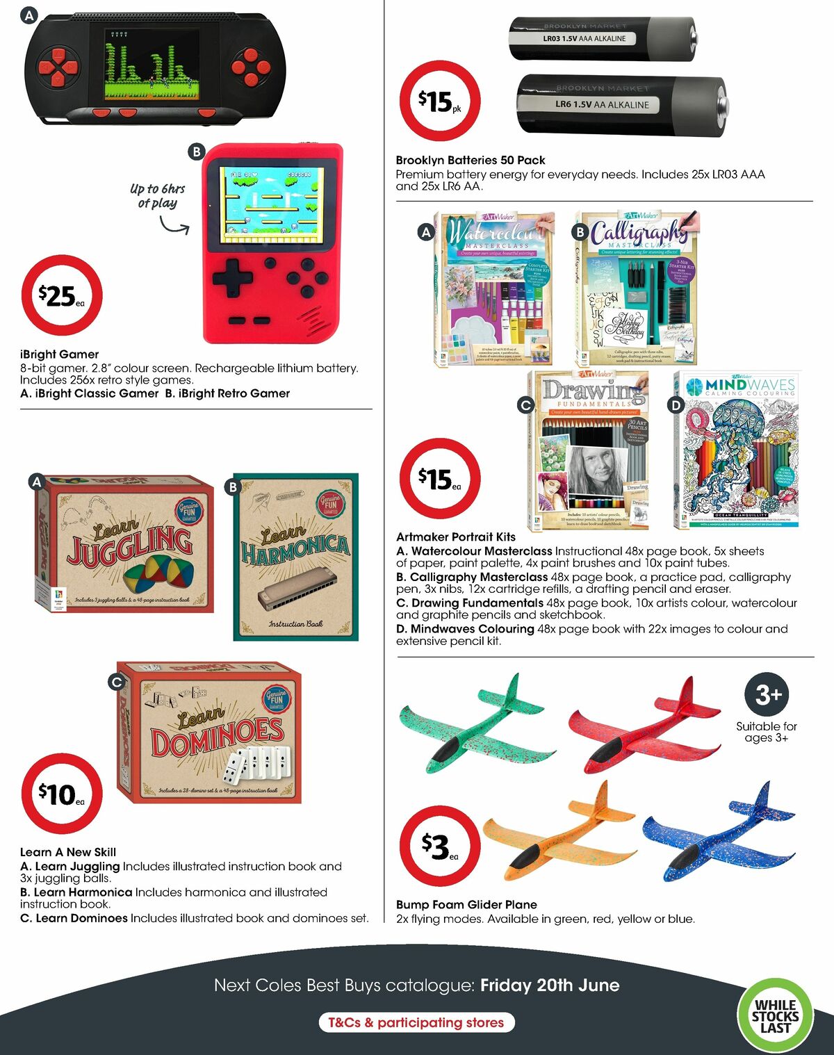 Coles Catalogues from 6 June