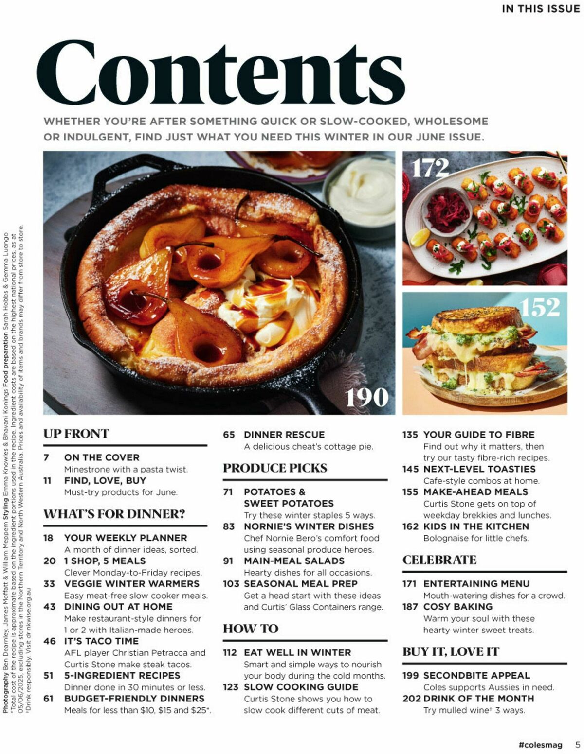 Coles Magazine June Catalogues from 1 June