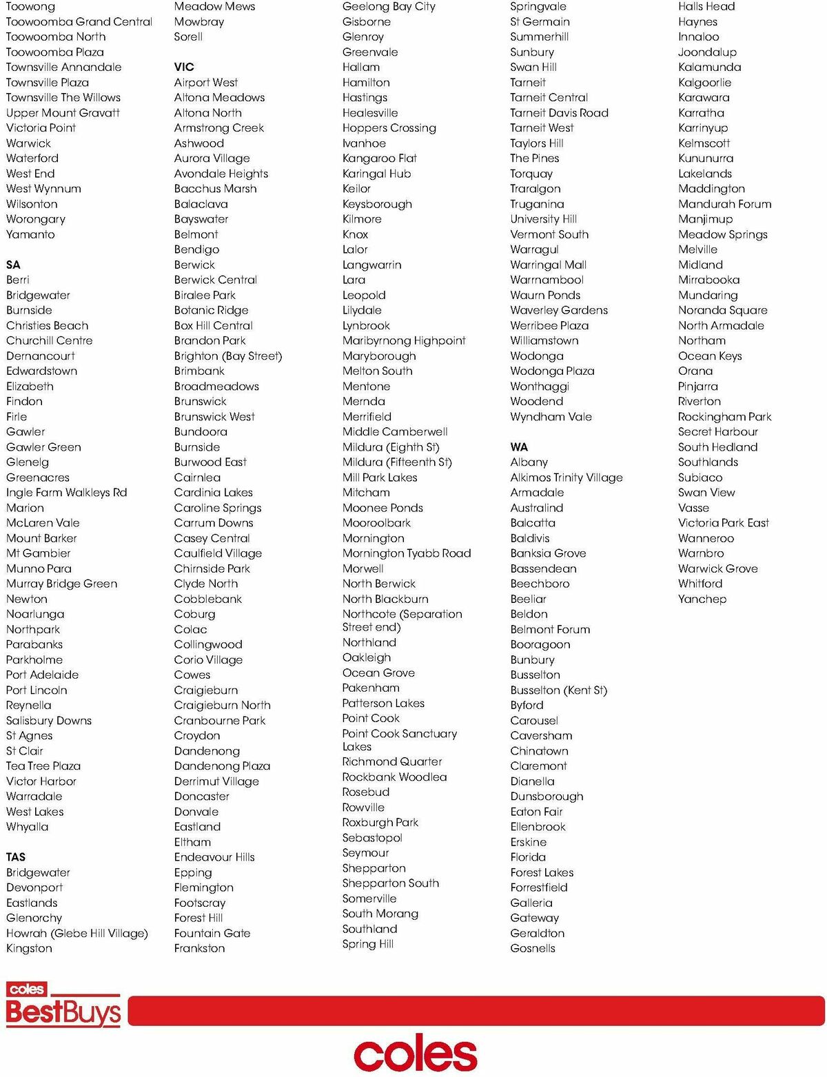 Coles Best Buys - Get Crafty Catalogues from 4 July