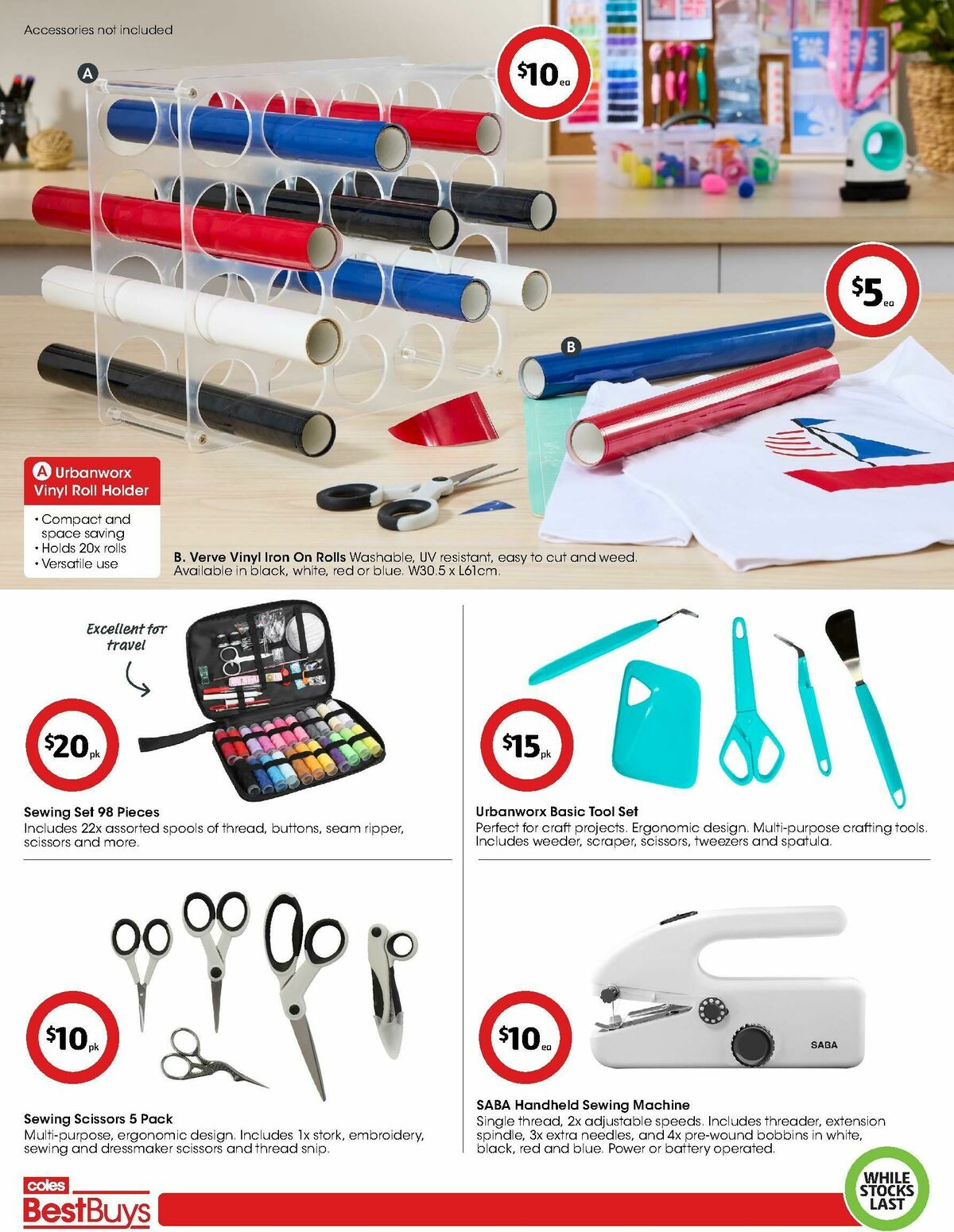 Coles Best Buys - Get Crafty Catalogues from 4 July