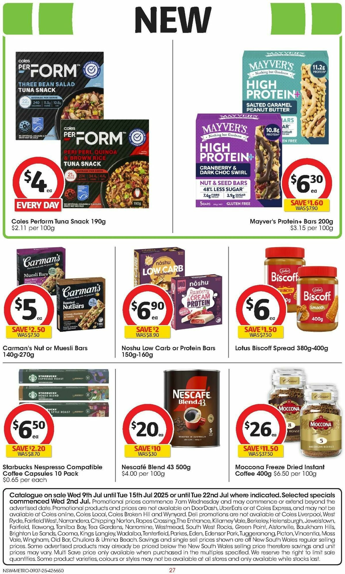 Coles Catalogues from 9 July