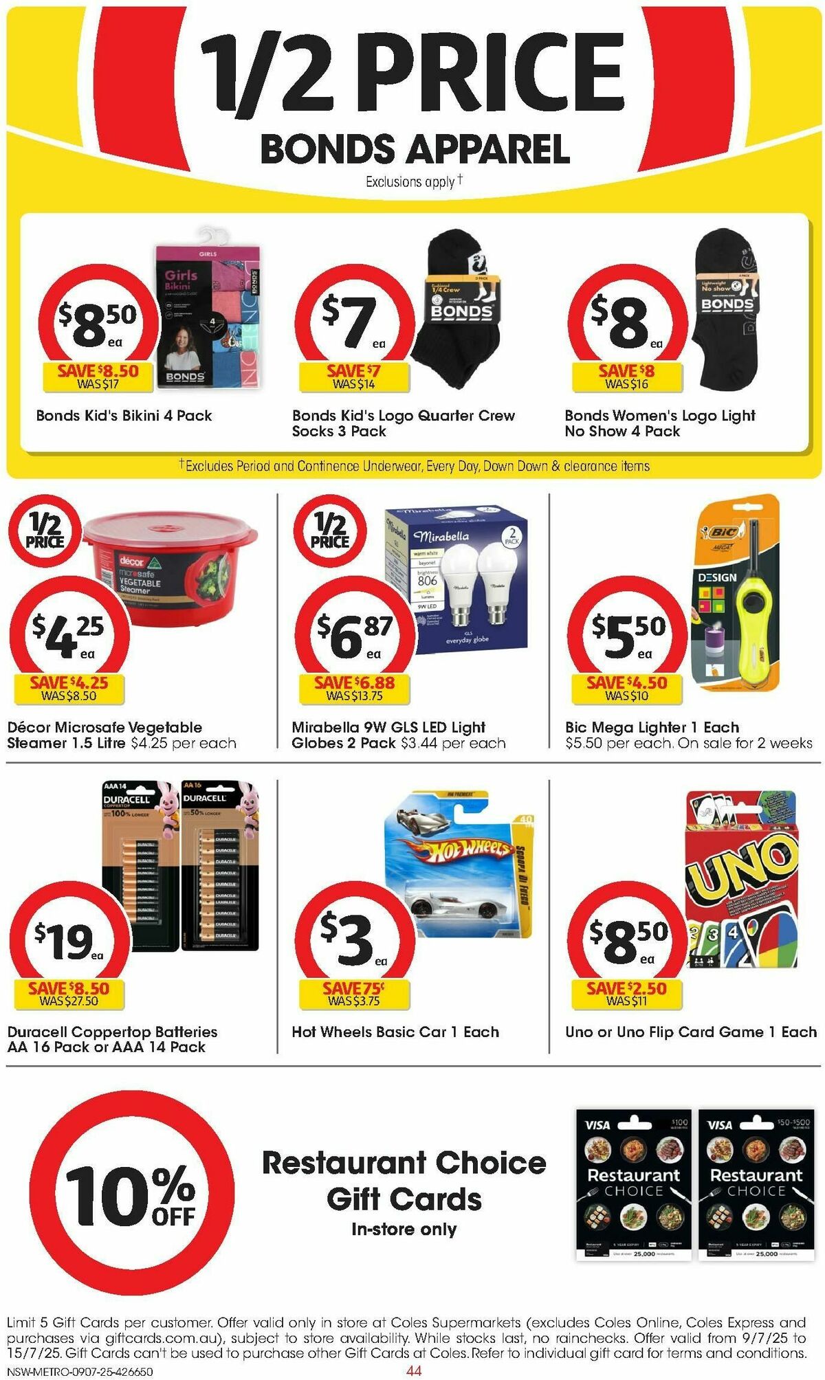 Coles Catalogues from 9 July