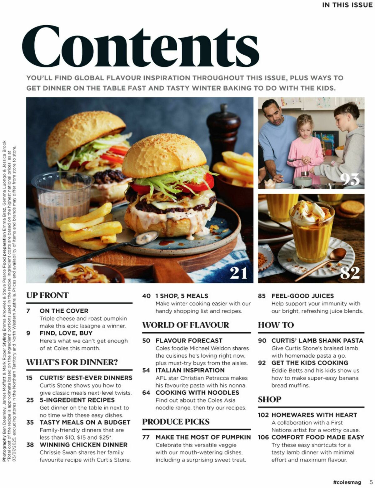 Coles Magazine July Catalogues from 1 July