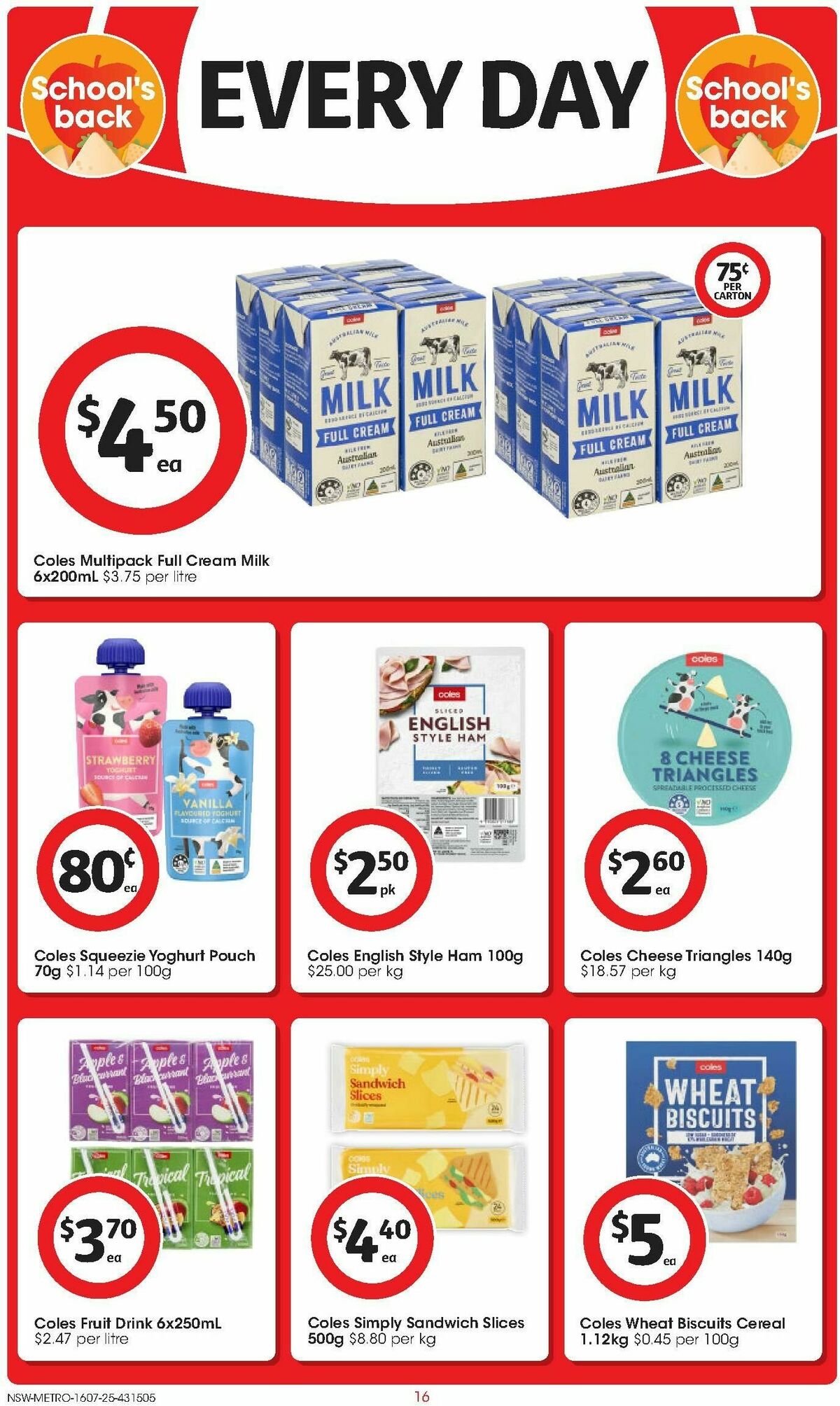 Coles Catalogues from 16 July