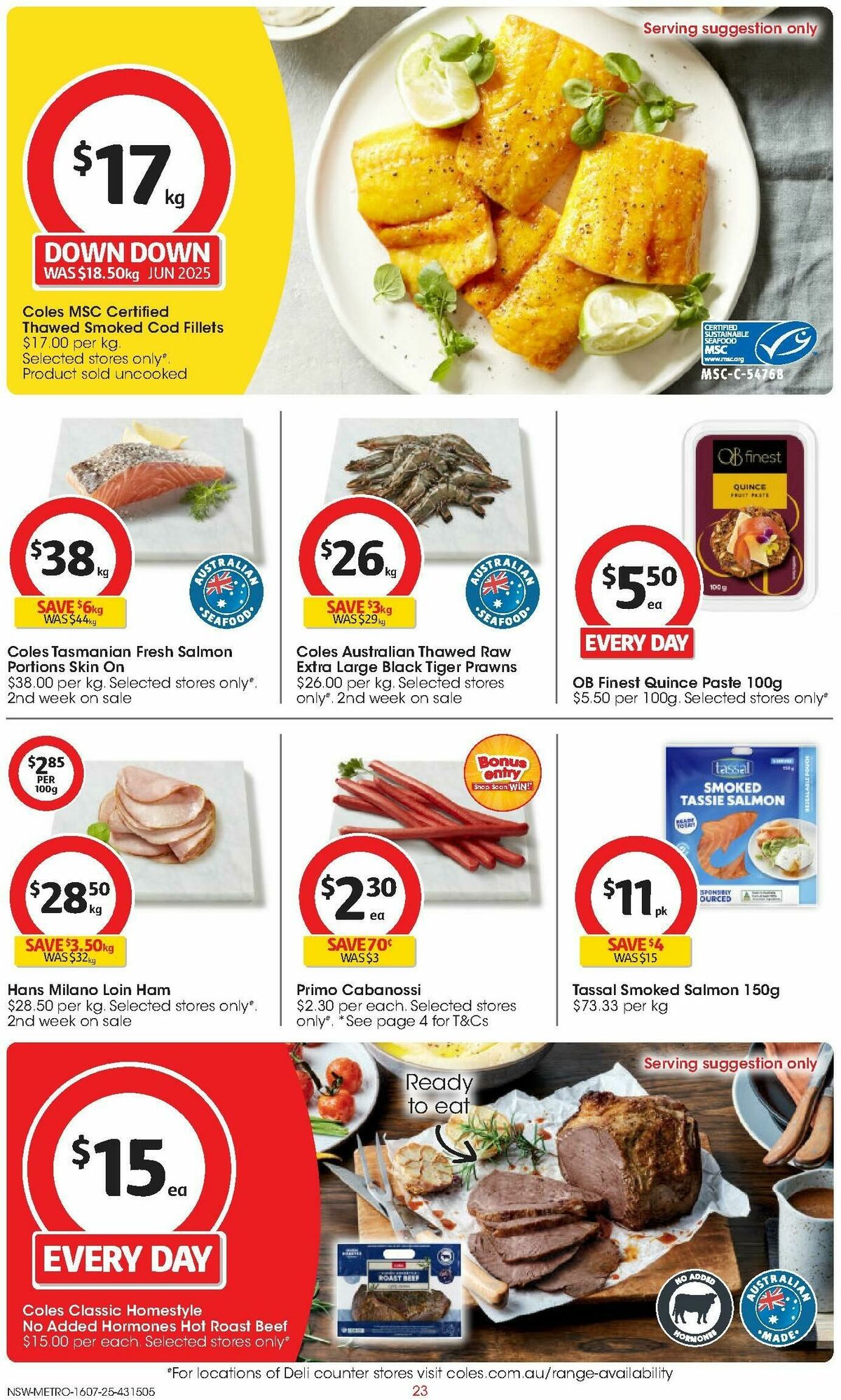 Coles Catalogues from 16 July
