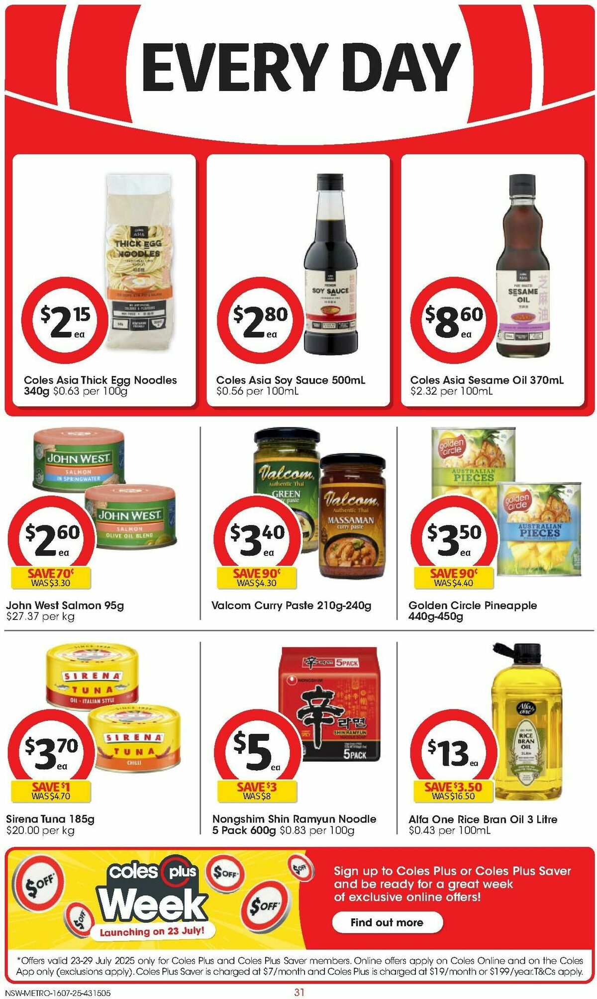 Coles Catalogues from 16 July