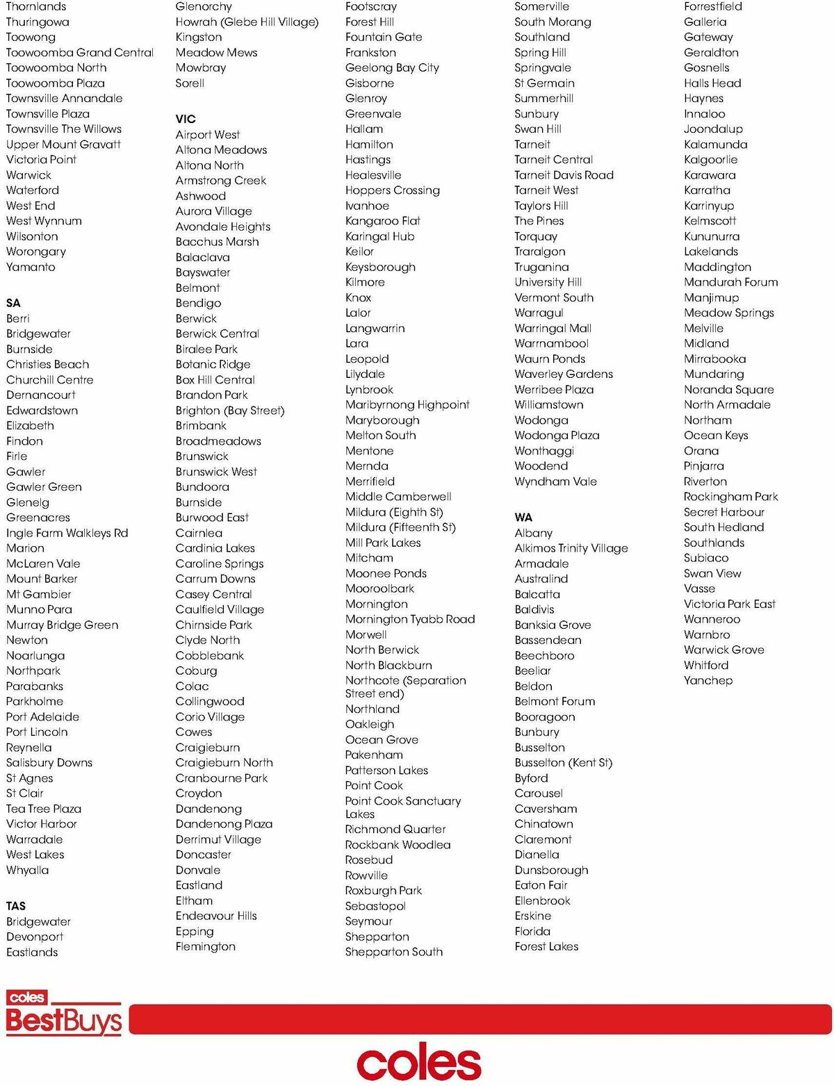 Coles Best Buys - Simmer Season Catalogues from 18 July