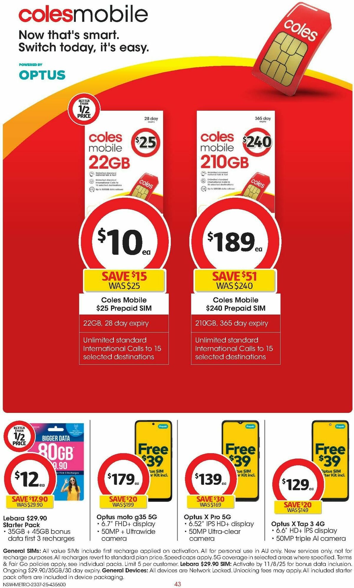 Coles Catalogues from 23 July