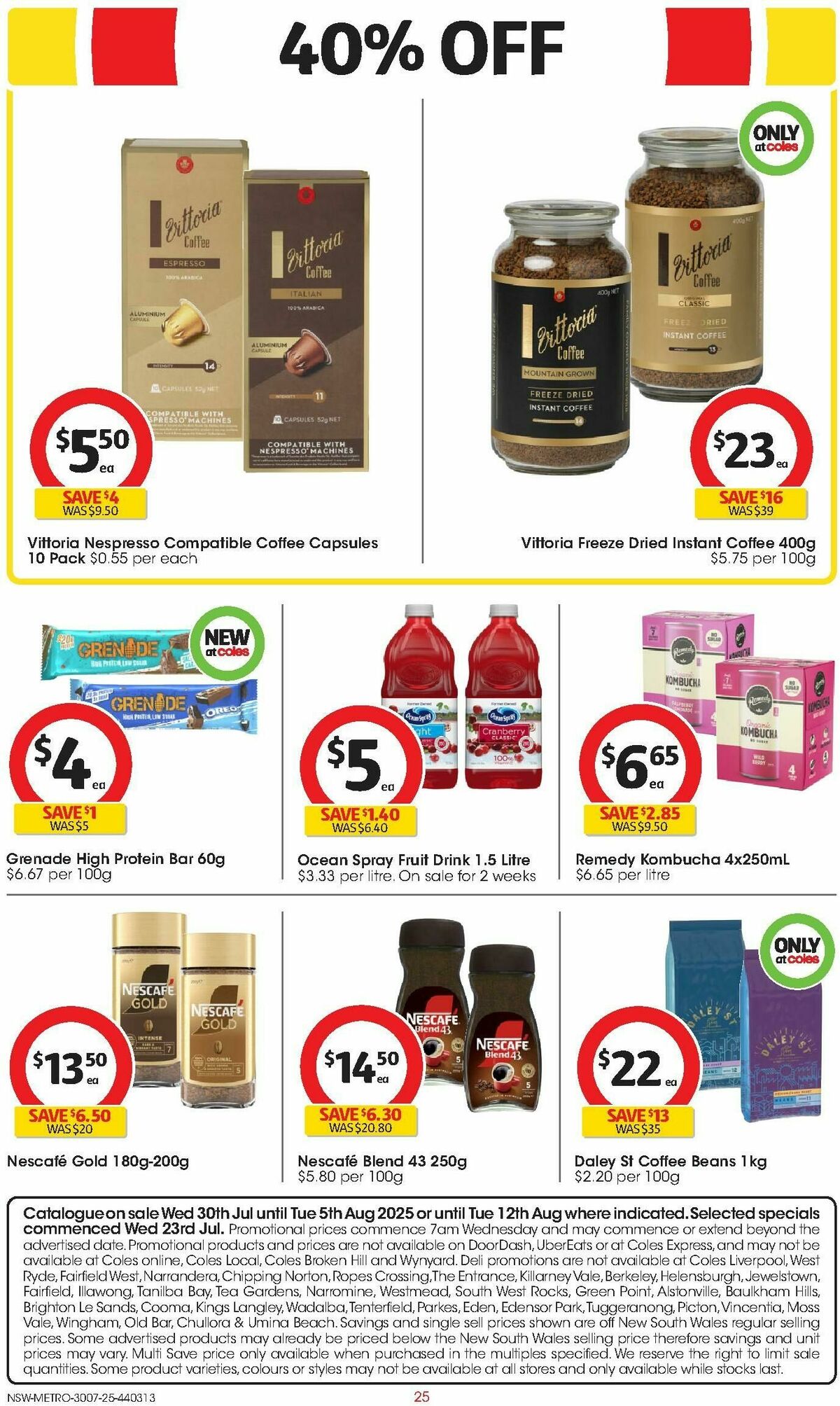 Coles Catalogues from 30 July