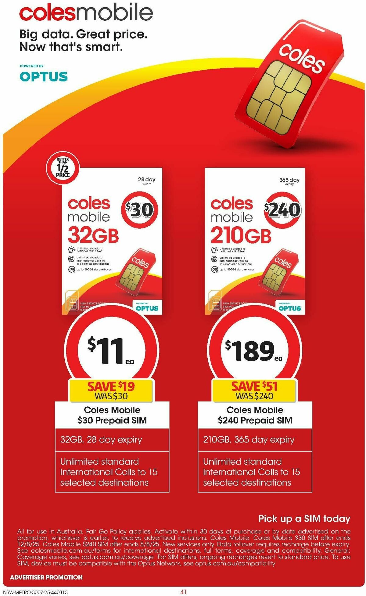 Coles Catalogues from 30 July