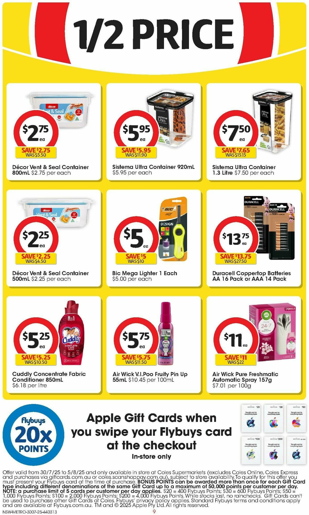 Coles Catalogues from 30 July