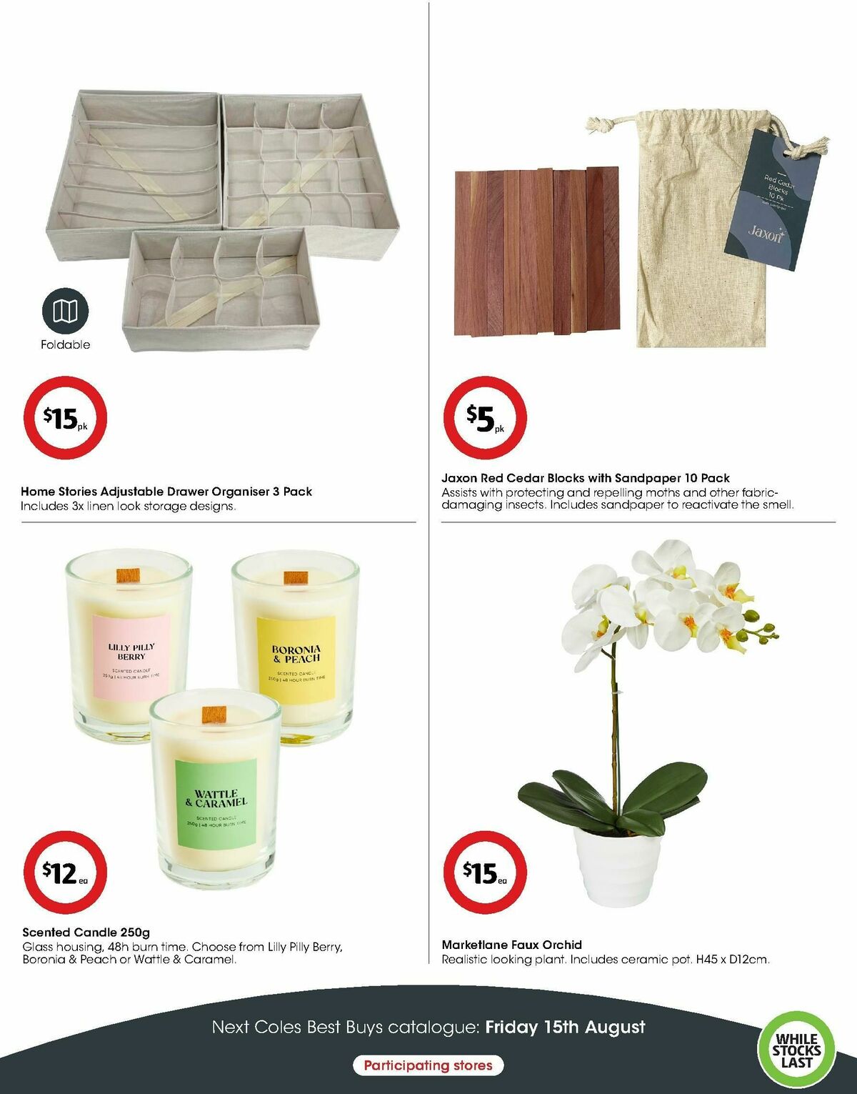 Coles Best Buys - Luxe Living Catalogues from 1 August