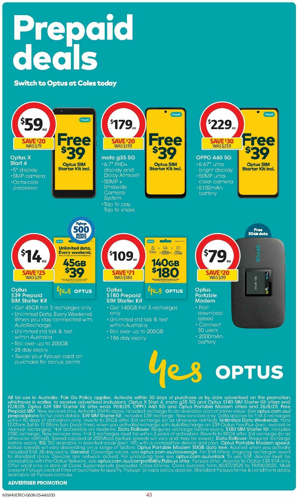 Coles Catalogues from 6 August