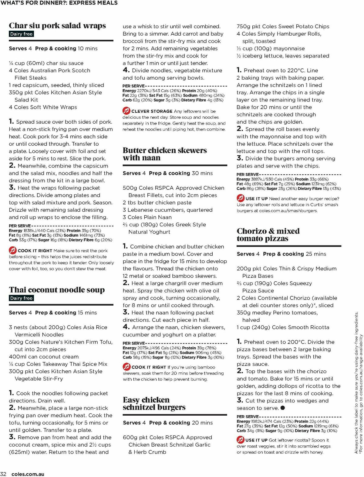 Coles Magazine August Catalogues from 8 August